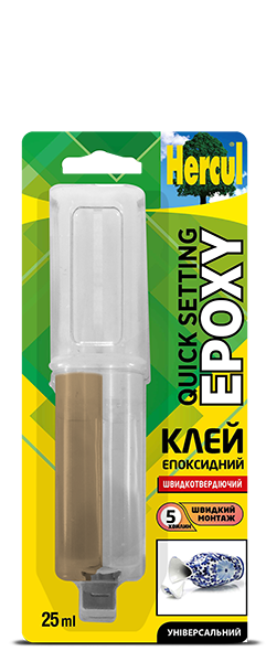 Клей Епоксидний Універсалний QUICK EPOXY 25мл в шприці