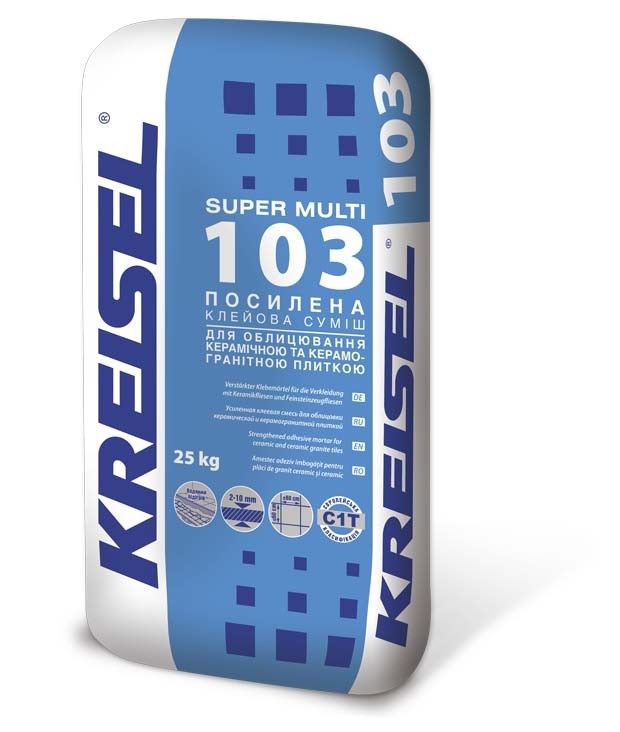 Kreisel 103 Клей для плитки та керамограніту 25 кг (54м/пал)