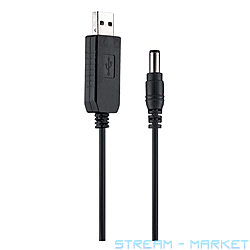 Кабель USB для роутера 9V чорний