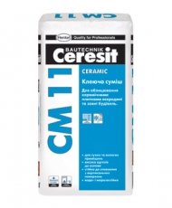 Cerezit СМ 11 Клей для плитки 25 кг (плитка до 40*40см) 54 шт/пал