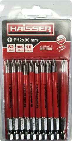 Біта Haisser PH2*90мм 2712706 (10шт/уп)