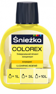 Колорекс Снєжка №12 жовтий сонячний