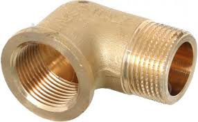 Коліно латунне ЗВ 1/2*3/4"