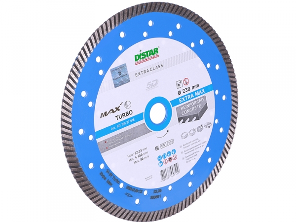 Круг Distar алмаз Extra Class,Turbo Extra Max Бетон високоарм, гідротехнічний бетон  230*22,23