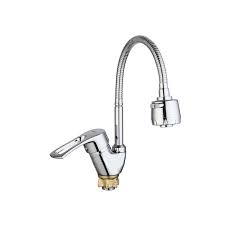 Змішувач для кухні Zegor YUB4-E181 бокова мет.гайка гнучкий гусак