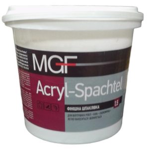 Шпаклівка MGF Acryl-Spachtel 1,5 кг  /8шт уп