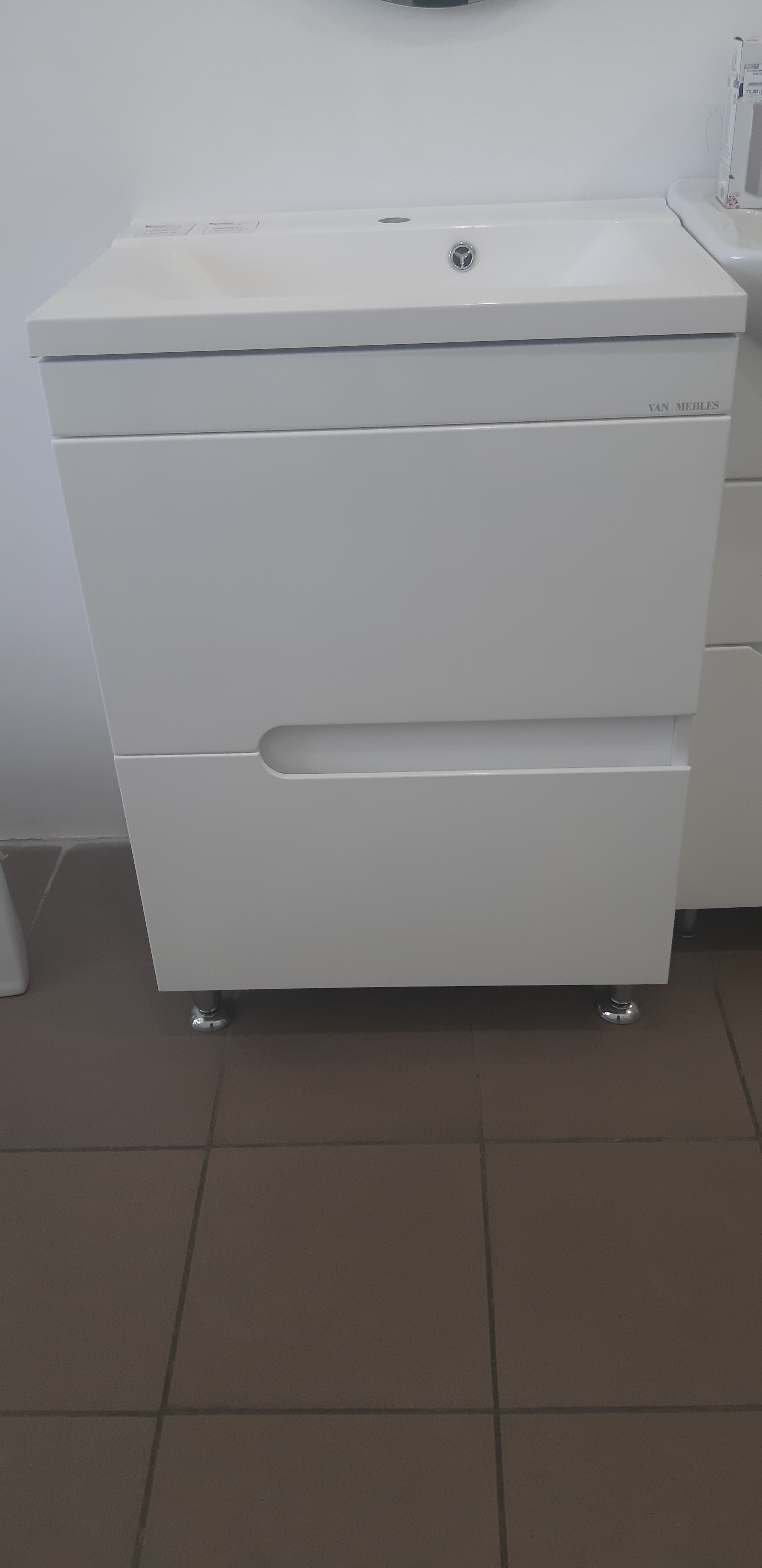 Тумба підлогова VanMebles Verona white + Глорія 70