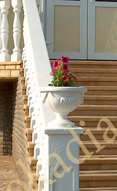 Ваза Ромашка мала, 14x14 см, d-21 см, h-30 см — фото 2