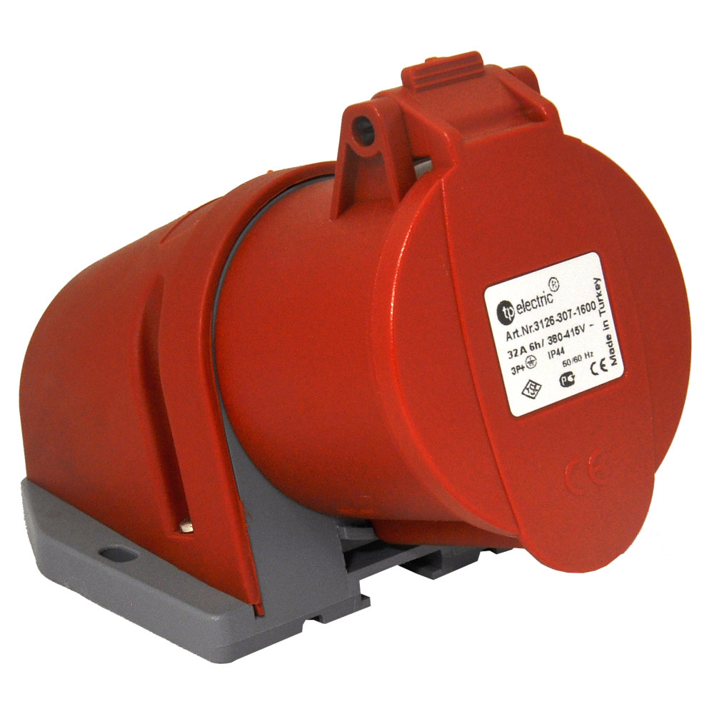 Розетка силова 32A/5 ТР electric 3Р+N+РЕ ІР44