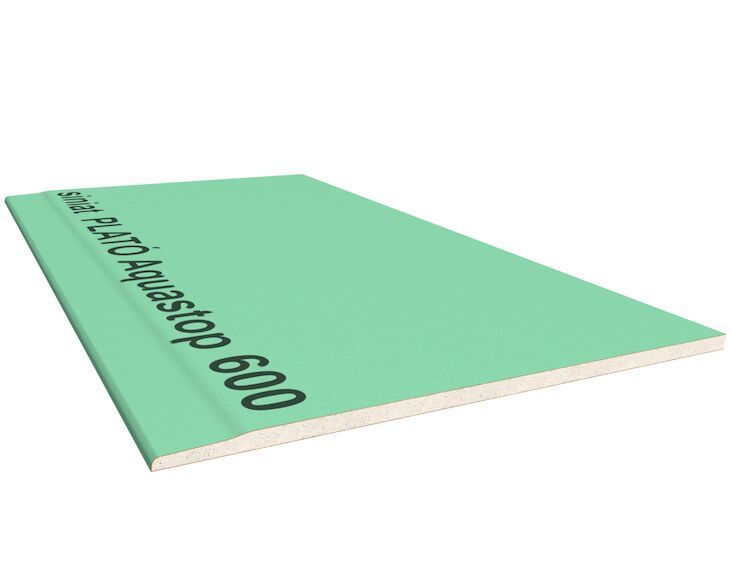 Гіпсокартон Plato Aquastop  9,5x1200x600 (0,72м²) ВВ