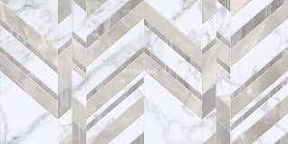 Плитка стіна Marmo Bianco Chevron білий 300 *600 (8шт 1,44м2/уп) 2с.