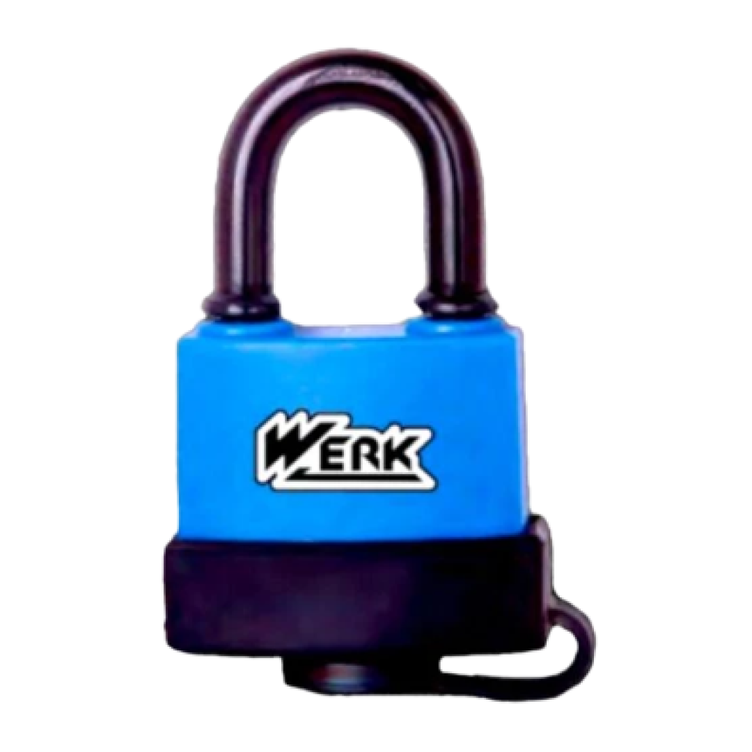 Навісний замок Werk IPW-LS5755W вологостійкий,довга дужка (55мм)