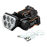 Ліхтар налобний світлодіодний SQ-815-2 5LUMEN 3LM плюс 2LED 1200mah акумуляторний