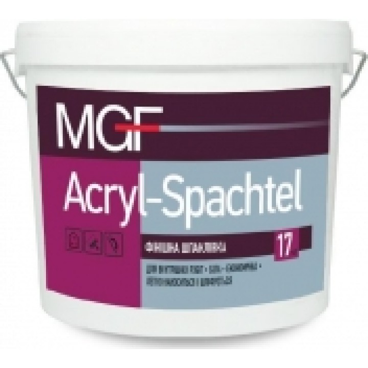 Шпаклівка MGF Acryl-Spachtel 8 кг