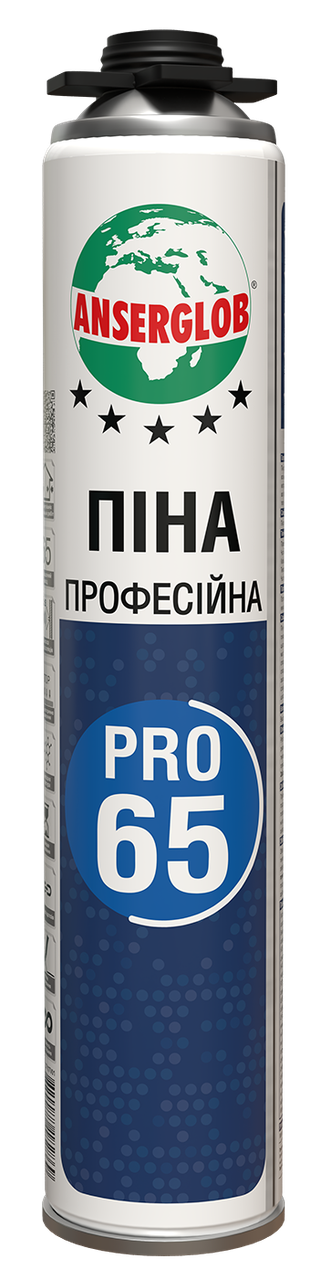 Піна монтажна ANSERGLOB PRO 65 750мл проф.