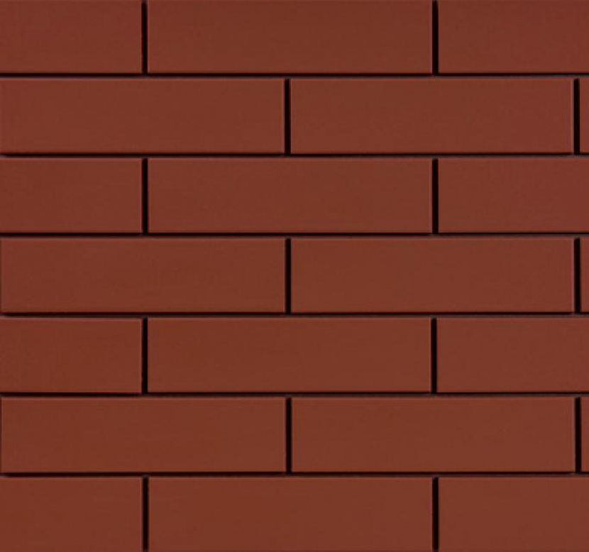 Плитка фасад Червона(ROT) гладка 245х65х6,5мм Церрад(Польща)  32шт.-0,50м.кв.