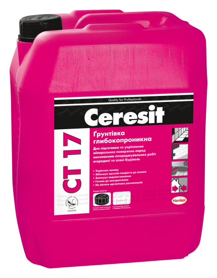 Ceresit СТ-17 Грунтівка глибокопроникна 10л.