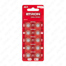 Батарейки ETRON Mega Power AG 3 лужний блістер /10шт/поштучно