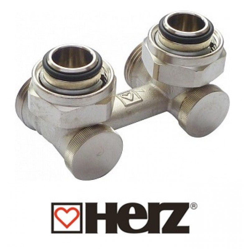 Вузол нижнього підключення Herz 3/4" кутовий