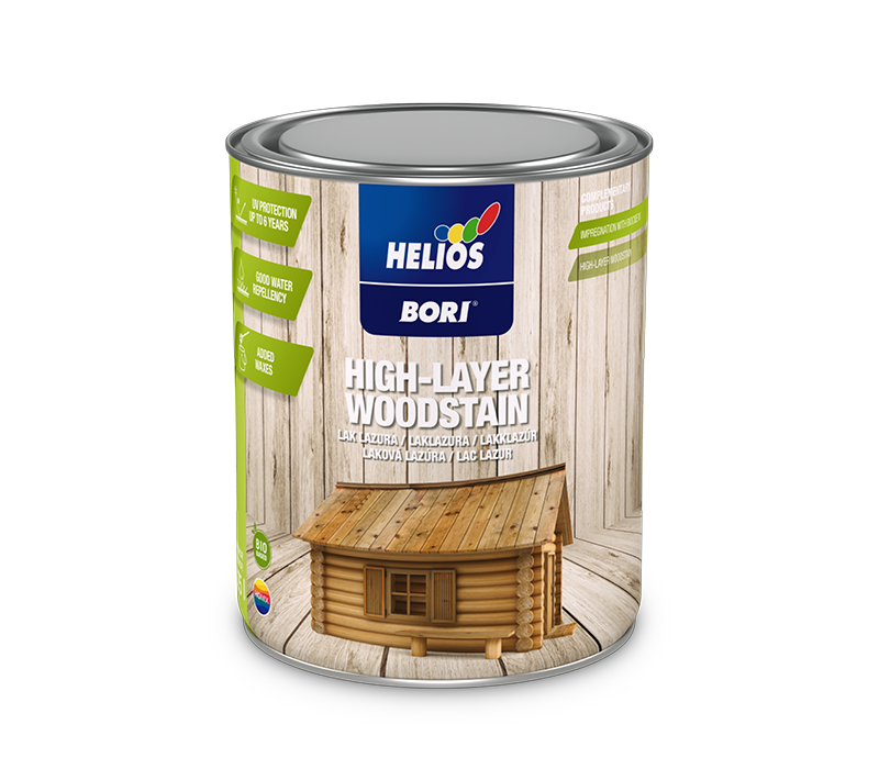 Лазур BORI HIGH-LAYER WOODSTAIN 4 горіх 0,75л