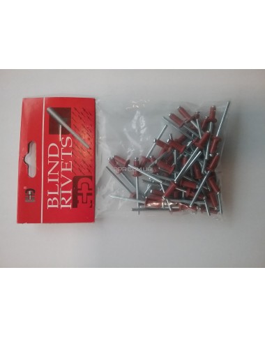 Заклепки 50 шт 4*10  Ral 8004  Blind riverts