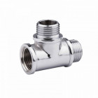 Трійник хром SD Forte ВЗЗ 1/2''