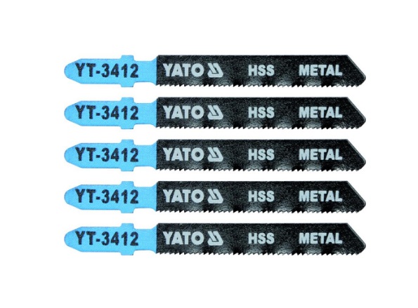 Пильне полотно д/лобзика Yato 5шт 21TPI