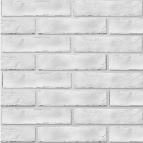 Плитка стіна Brick The Strand Бiлий 250*60*6 (кратно ящику 0,69 м.кв)