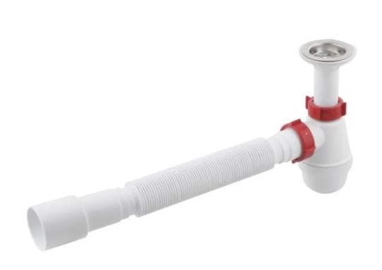 Сифон для мийки PolMark 1 1/4"*40  РМ 40 SF2012