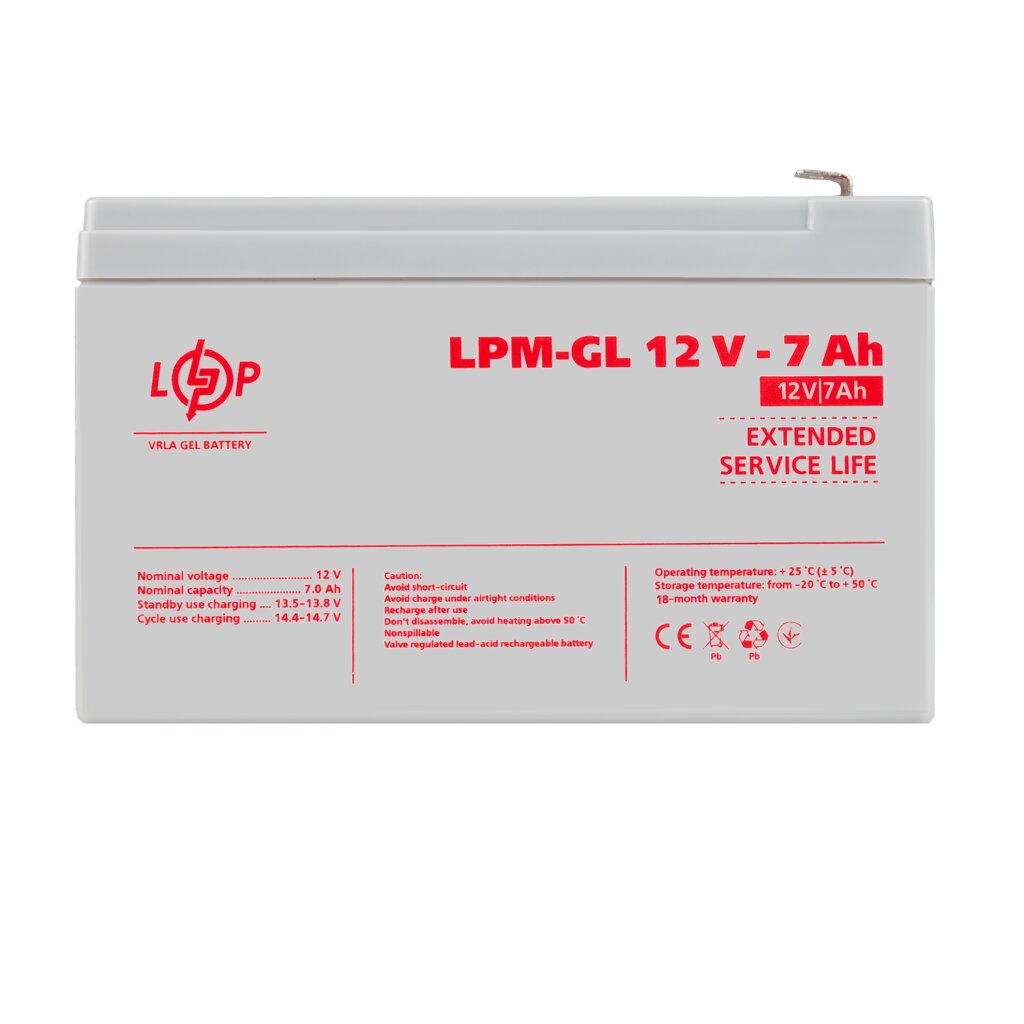 Акумуляторна батарея LPМ-GL12- 7АН типу  GEL