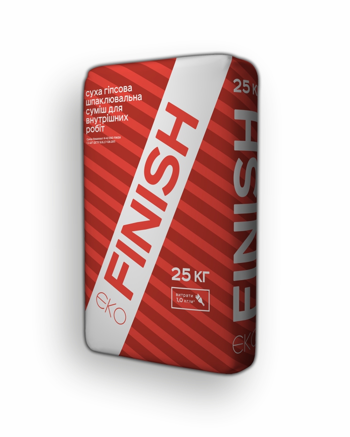 Акція! Штукатурка гіпсова EKO FINISH H-42 25 кг