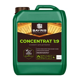 Біозахист для дереевини BAYRIS концентрат 1:9 Безбарвний 5л
