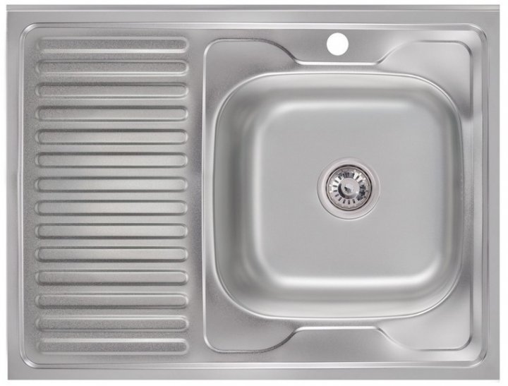 Мийка для кухні 6060-R KRP Satin (0.6mm) KRONER 160права
