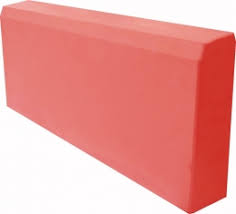 Бордюр литий червоний 50*20*4см ВВ