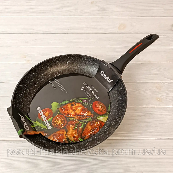 Сковорода  Gusto GT-2601-28 stone drop 28*5,1 см — фото 2