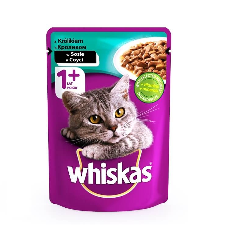 Корм для дорослих котів Whiskas кролик 100 гр