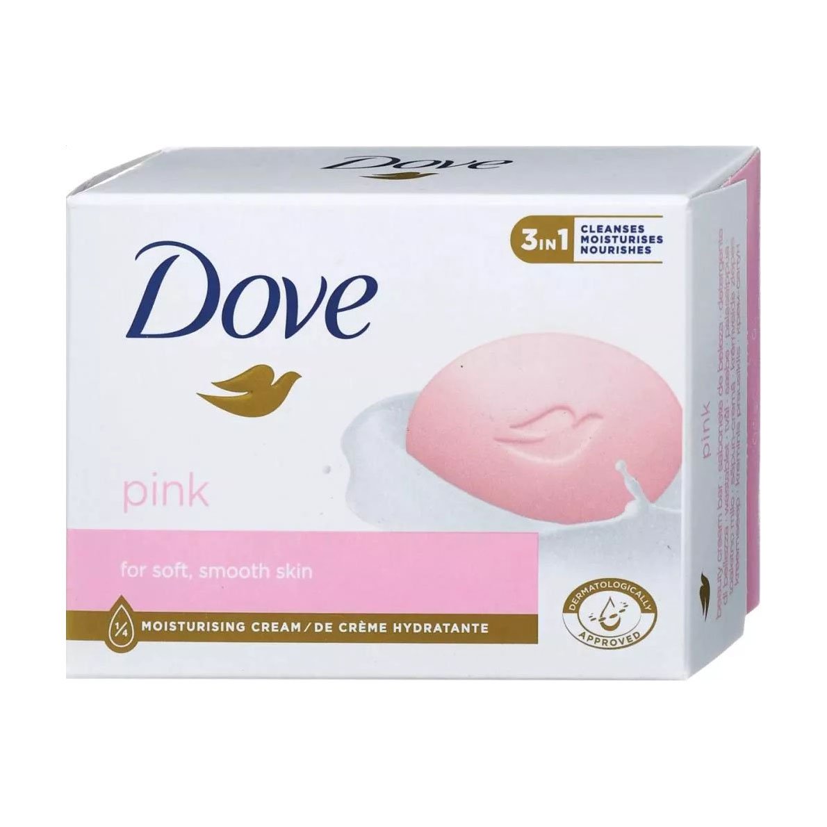 Дав мило 90 г Pink очищає/зволожує
