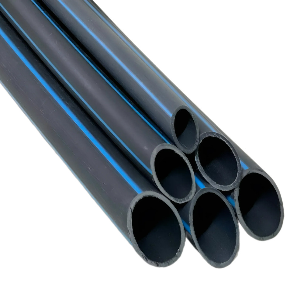 Труба ПВХ Blue Label 40*3 12 атм. чорна (200м бухта)