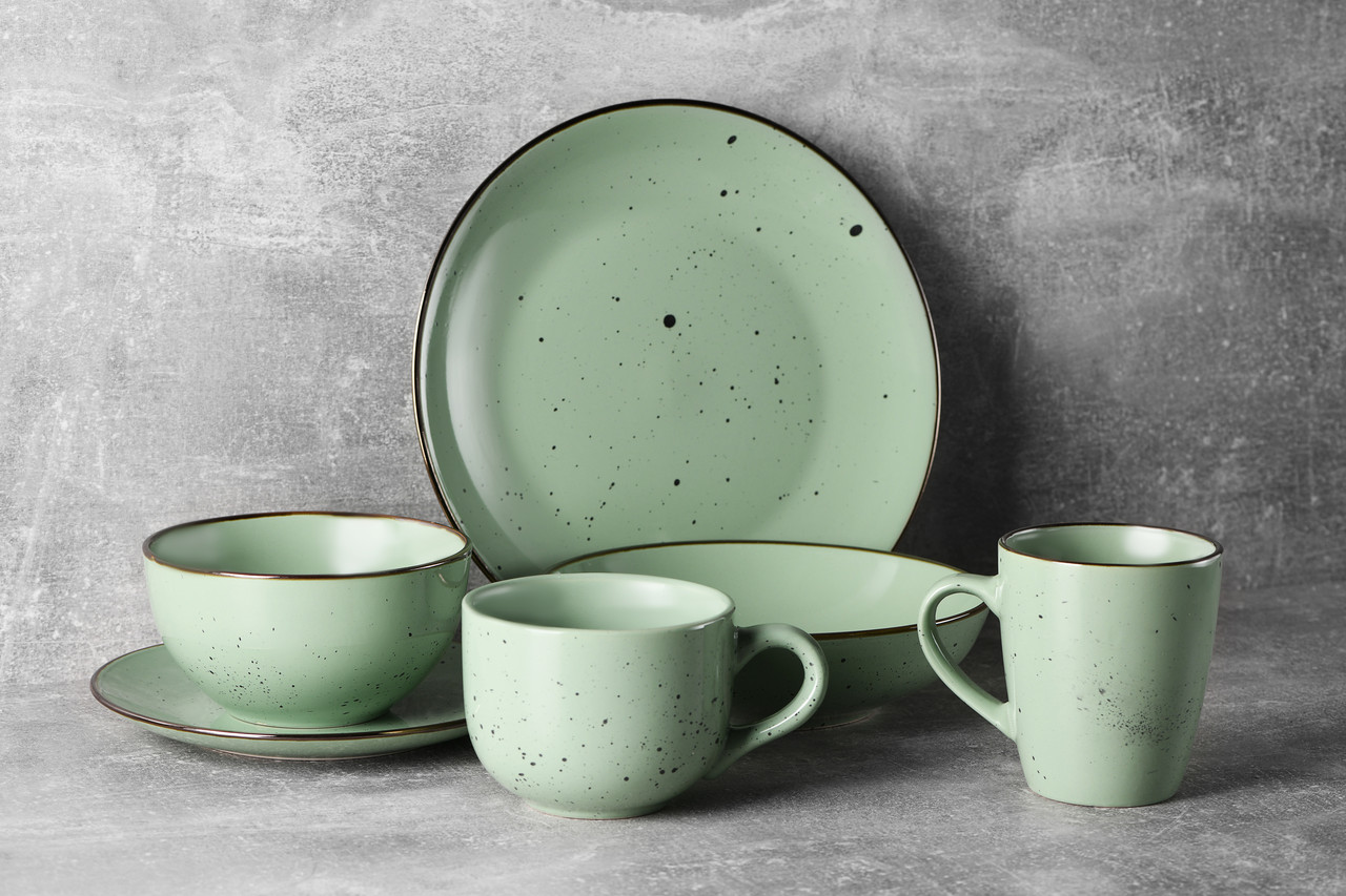 Ardesto Bagheria Тарілка супова 20см Pastel green кераміка — фото 2