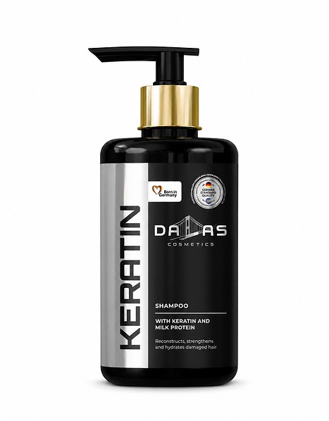 Шампунь DALLAS Keratin+ з молочним протеїном, 1 л — фото 3