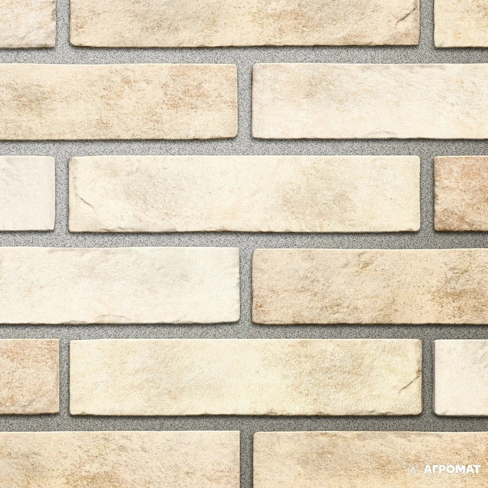 Плитка стіна Brick Seven Tones бежевий 250*60 (кратно ящику 0,69 м.кв) — фото 4