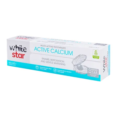 White Star з/паста 100мл Про Активн кальцій