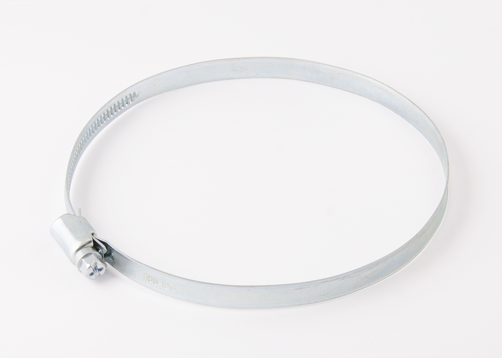 Хомут черв'ячний оцинкований German type 9,0 мм Ø 100-120 мм, 10 шт