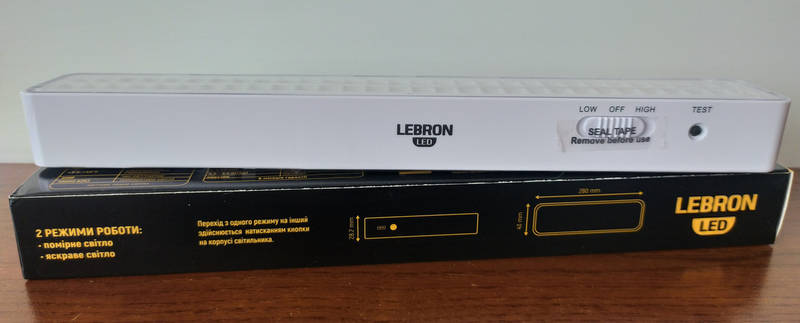 LED світильник LEBRON L-EL-96260, аварійний, 4W, 1200mAh — фото 2