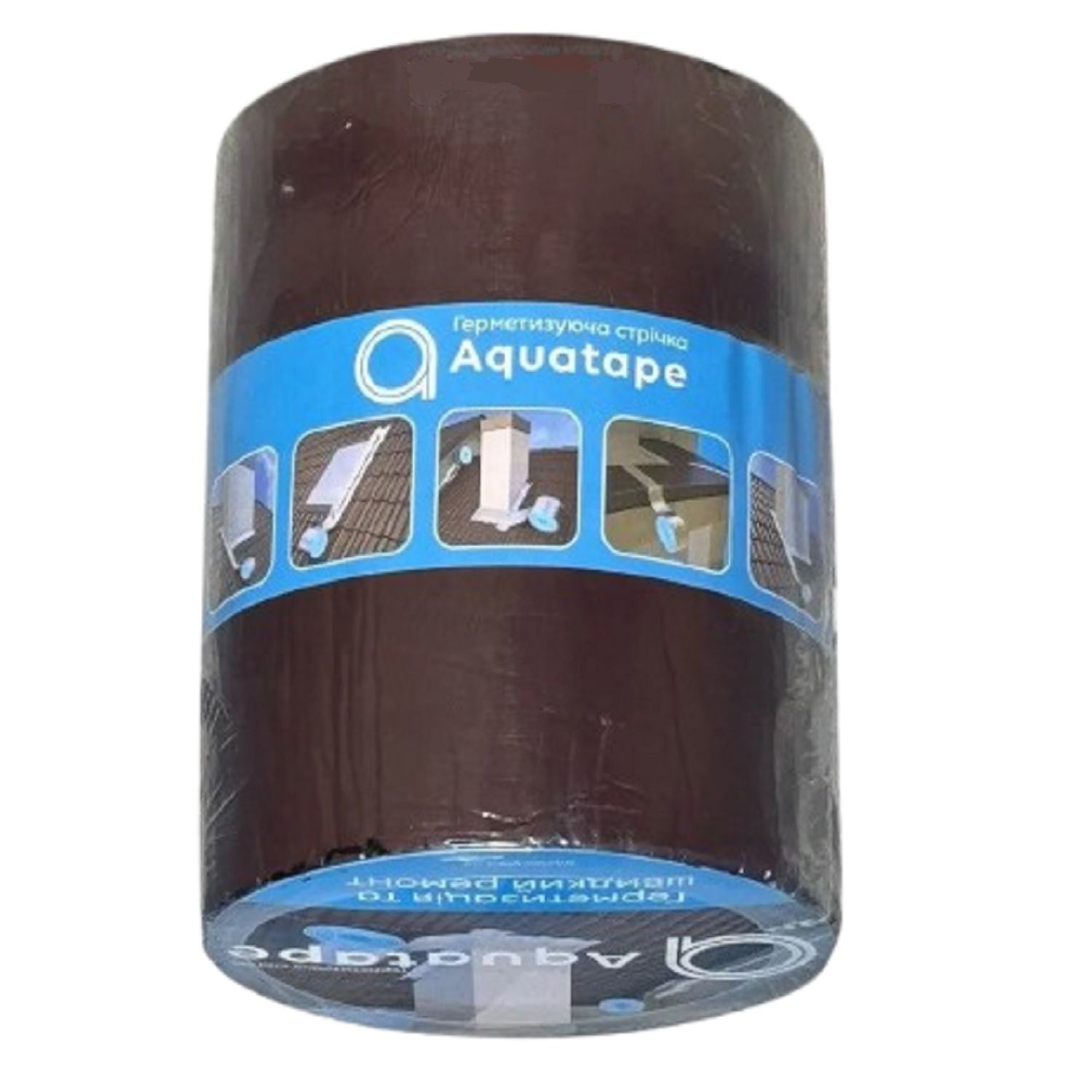 Стрічка самоклеюча герметизуюча AQUATAPE  коричнева 15см*3,00м