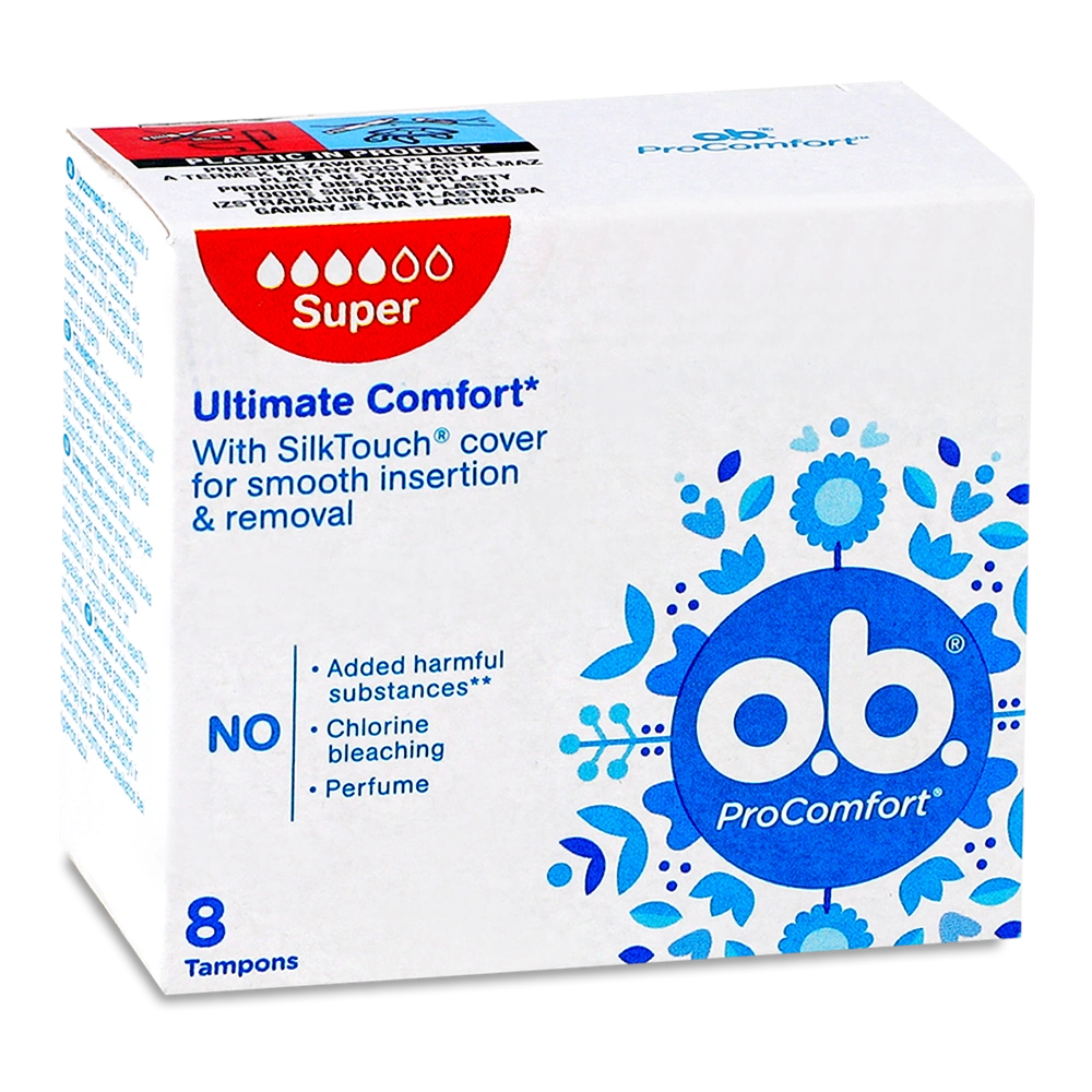 ОБ тампони 8шт ProComfort Супер