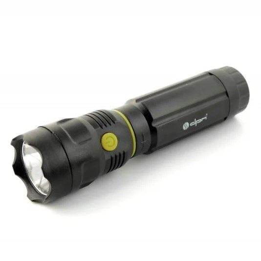 LED ліхтарик ручний телескопічнй, чорний 55+150Lm. 4AAA — фото 3