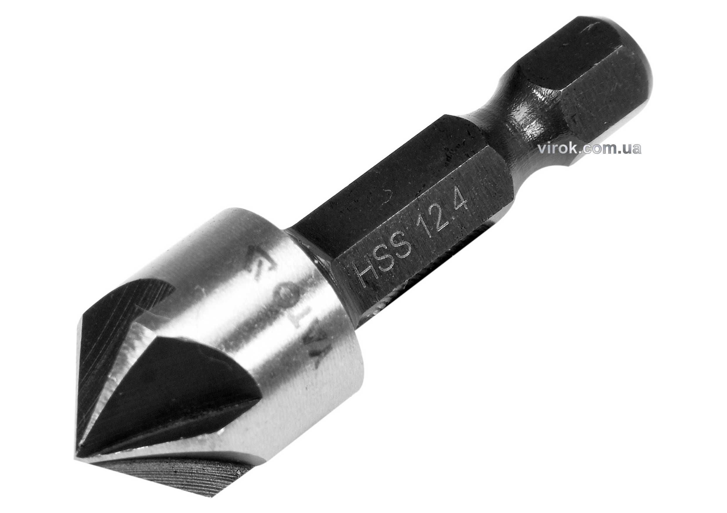 Зенківка конічна по металу YATO HEX- 1/4" 12.4 x 40 мм HSS
