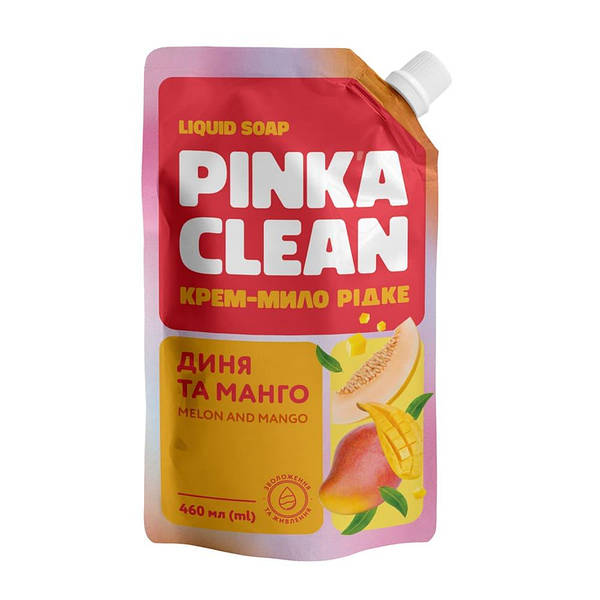 Мило рідке Pink'a Clean 460мл Диня манго — фото 2