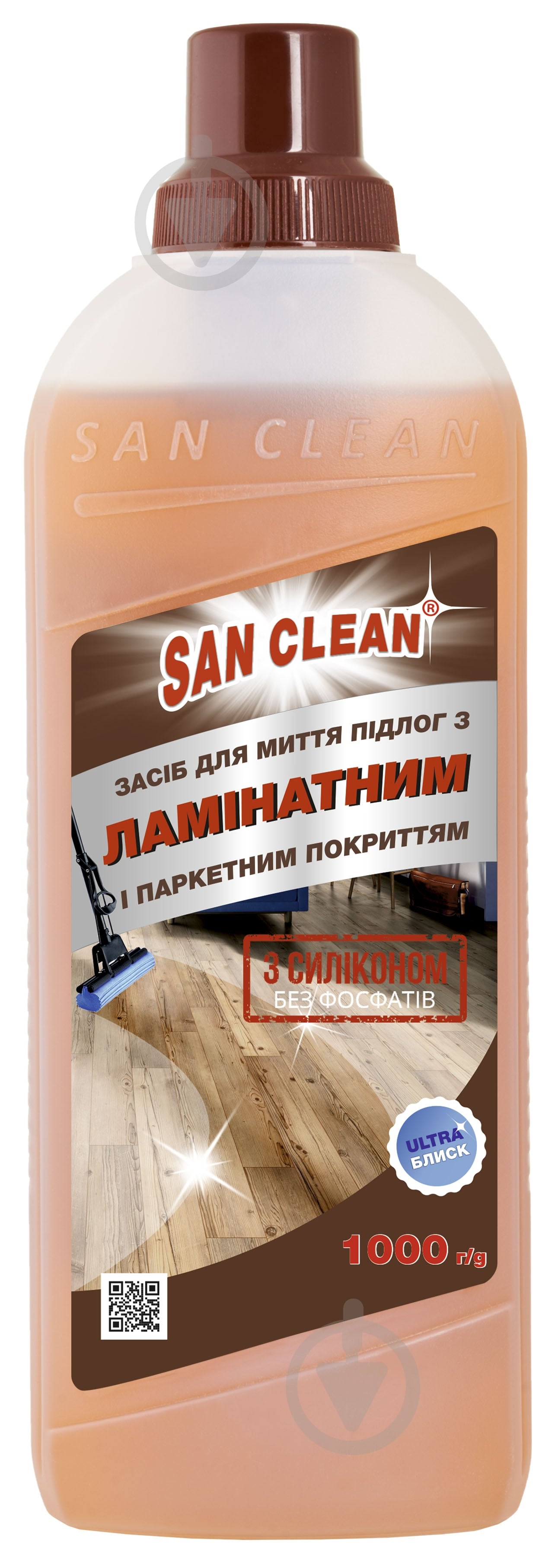 Сан Клін д/підлоги, паркет, ламінат 1л